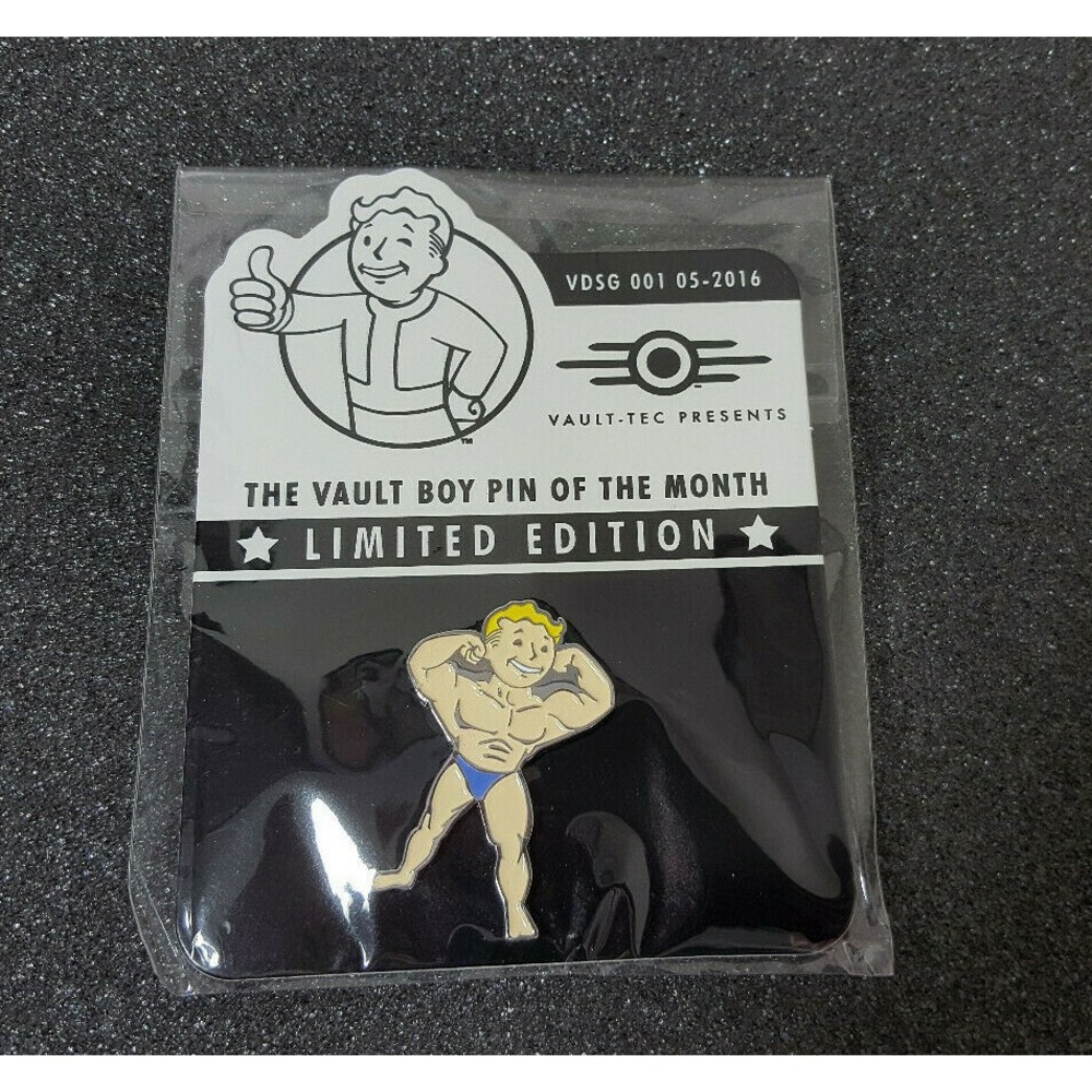 Bethesda Fallout Vault Boy Pin of the Month #1 Strength Limited Edition